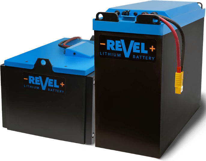 revel lithium ion batteries side-by-side